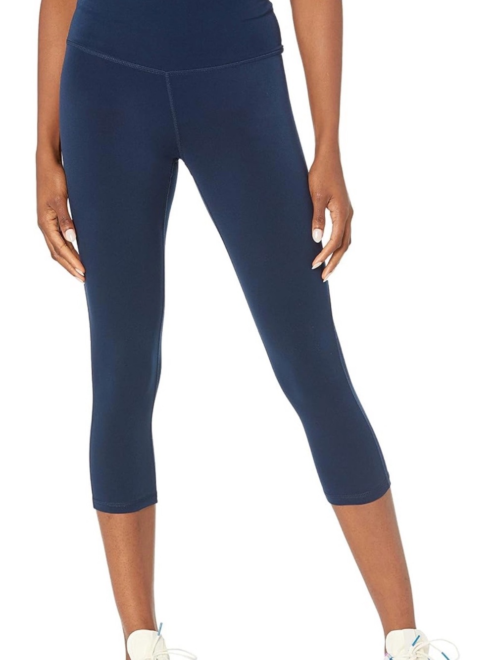 Amazon Essentials Navy High-Rise Capris